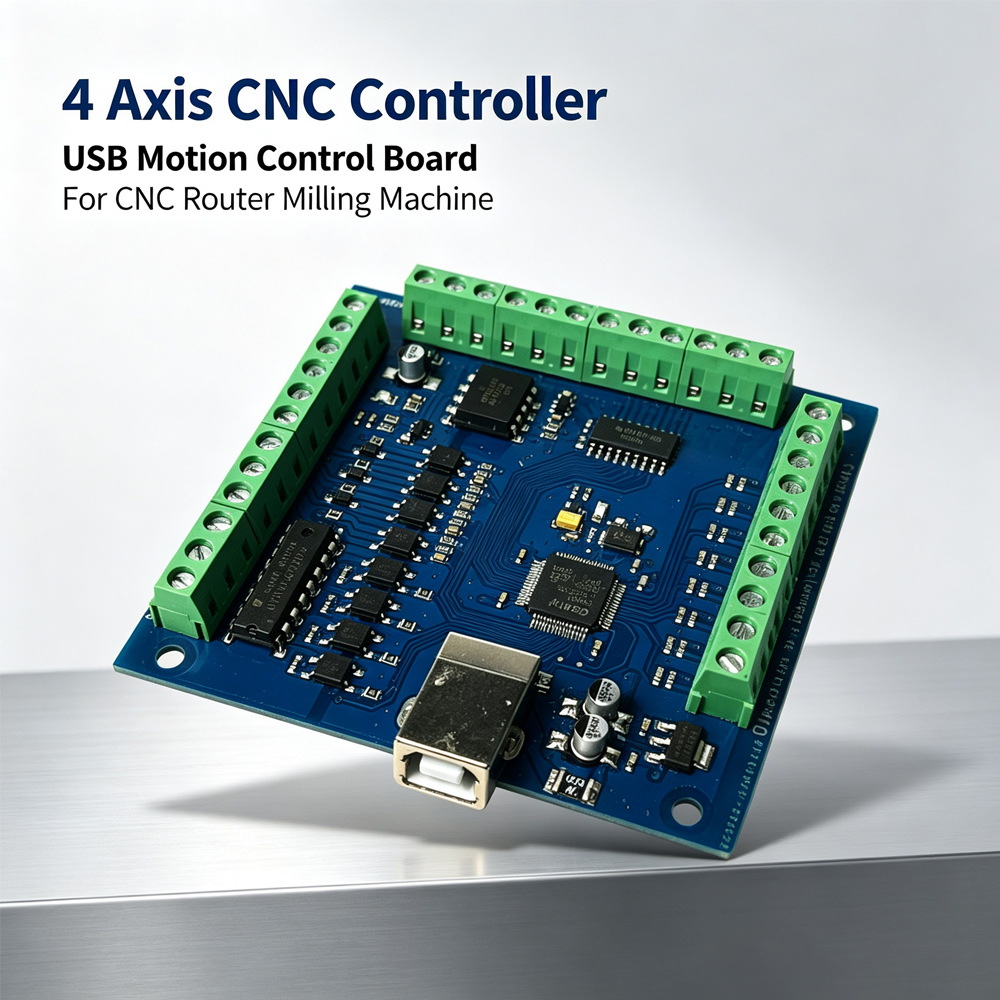 Mach3 Usb Cnc Controller 4 Axis 100Khz - Tarjeta Controladora de Movimiento CNC MACH3