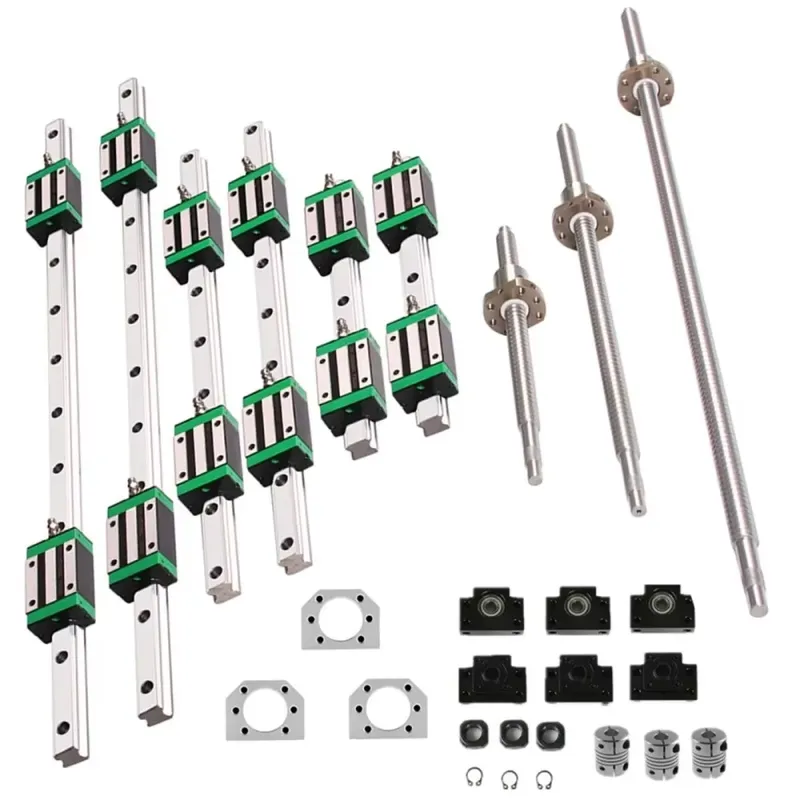 Hgr20 Linear Guide Rail Ballscrew Set - 6 Juegos de Rieles Guía Lineales