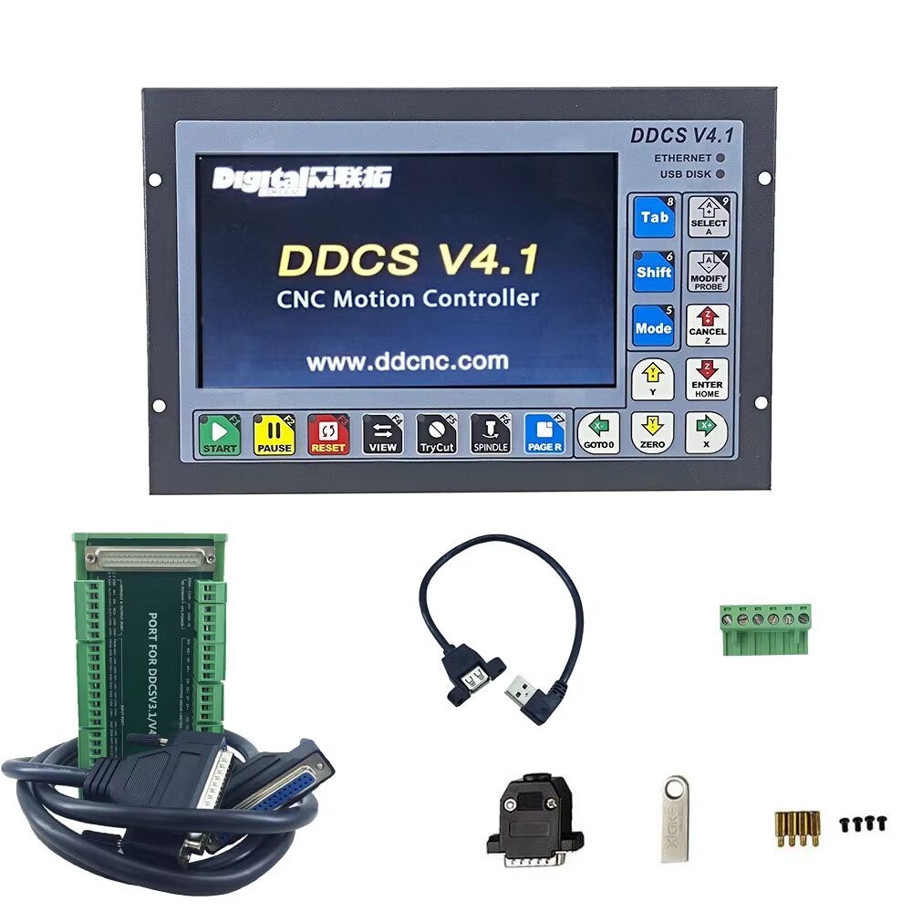 Ddcs V4.1 4 Axis Cnc Offline Controller - Controlador de Movimiento Autónomo DDCS V4.1,
