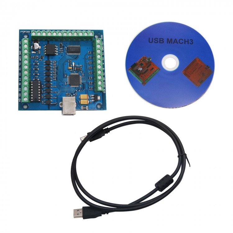 Tarjeta Controladora CNC USB d - Mach3 Usb Cnc Controller 4 Axis 100Khz reseña y precio